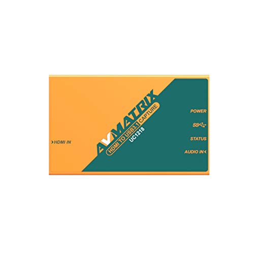 V2 AVMATRIX UC1218 HDMI to USB 3.1 Type-C Uncompressed Video Capture Card