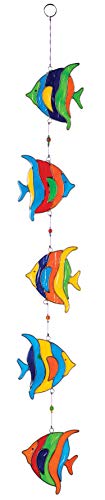 Purity Style String of 5 Angel Fish Suncatcher/Lightcatcher