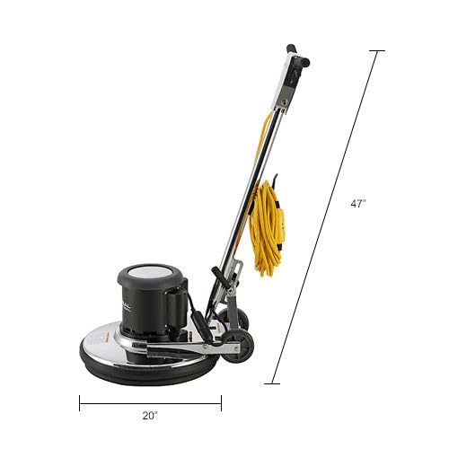 Miniatura 7 de Máquina de piso con cable, doble velocidad, 20 "ancho de limpieza