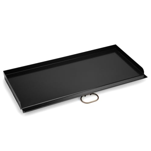 Stanbroil Plancha universal de 2 quemadores, plancha antiadherente con parte superior plana para Camp Chef y la mayoría de estufas de camping de 14 pulgadas de profundidad, 32 x 14 pulgadas