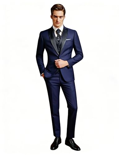 Manteau Peak Revers Hommes Blazer Veste de Costume aux Finitions Haute Couture