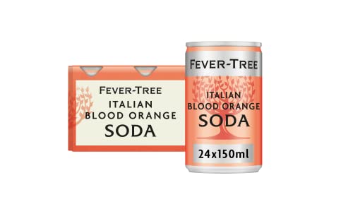 FEVER-TREE Italian Blood Orange Soda 6x150ml (Pack of 4, Total 24 Cans)