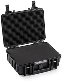 B&W Outdoor Transport Case Type 500 with Cube Foam, Yellow