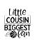Little Cousin biggest fan: Dot Grid Jounal ToDo Exercise Book or Diary 6" x 9" (15.24 x 22.86 cm) 120 pages