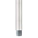 12in Ceiling Fan Extension Downrod in Brushed Aluminum for Modern Forms Smart Fans