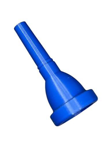 3DP 7C Plastic Trombone Mouthpiece, Easy to Play, Multiple Colors, 1 Mouthpiece (Blue)