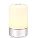 Produktbild WO NICE LED-Nachtlicht, Touch Control Chargeable Smart Bedside Table Lampe, Dimmable RGB Farbwechselmodi für Kid Baby Bedroom, Office und Camping