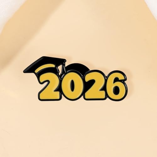 بروش التخرج، ازرار طية صدر التخرج - دبوس 2026 | للطلاب والمعلمين في المدرسة الثانوية والكلية والمدرسة والولائم والحفلات والشال والسترة والمعاطف والاوشحة