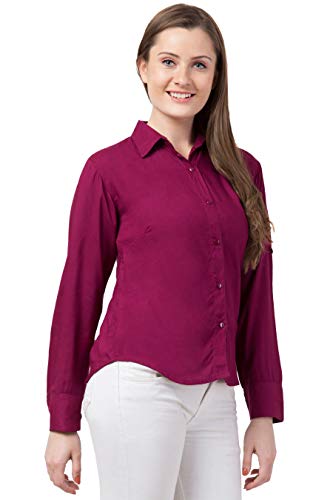 Image of FUNDAY FASHION Women's Rayon Blend Regular Fit Long Sleeve All Purpose Shirt