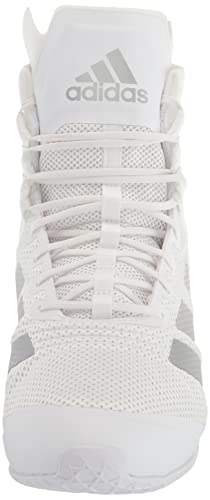 adidas Unisex Speedex 18 Boxing Shoes, White/Silver Metallic/Team Light Grey, 8 US Men - Image 3