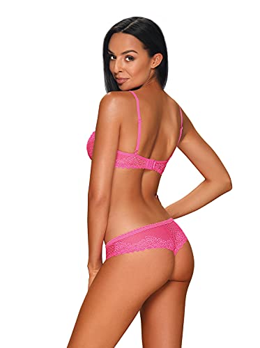 Obsessive-Lenceria-sexy-para-mujer-Alabastra-Rosa-L-XL