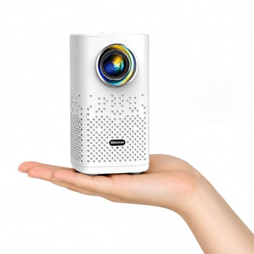 XElectron PocketBeam Android 13 Portable Smart Projector, 1080p Support, 6000 Lumens, 150 inch Screen, OTT Apps (Netflix, Prime, YouTube), Miracast, WiFi, BT, HDMI, Built-in Battery, 2hr Playtime view 1