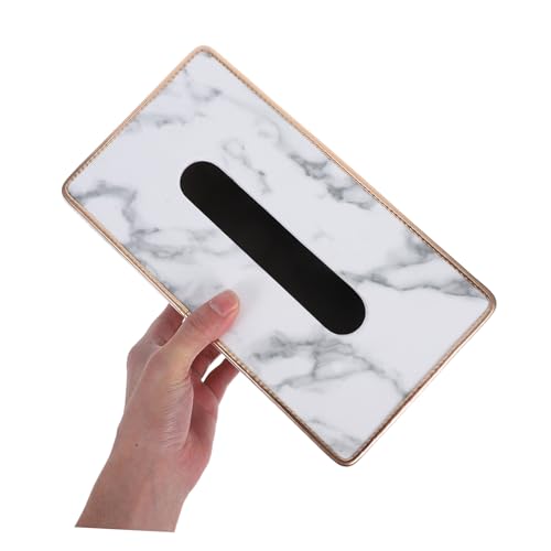 Boîte à mouchoirs en tissu non tissé durable distributeur de papier rectangulaire - 5