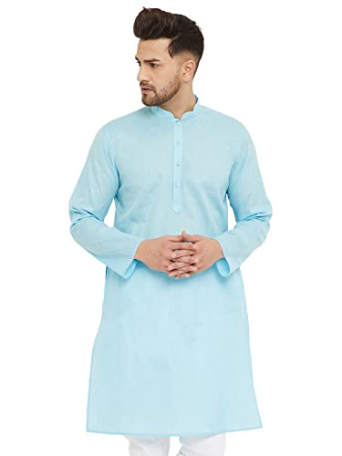 Image of VM Men's Cotton Blend Kurta