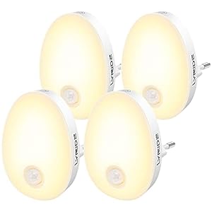 Lyridz A5118 LED Nachtlicht Steckdose 4 Stück