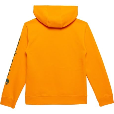 Carhartt Kid's CA6581 Long-Sleeve Graphic Sweatshirt - Boys - MEDIUM (10/12) - Bright Marigold2