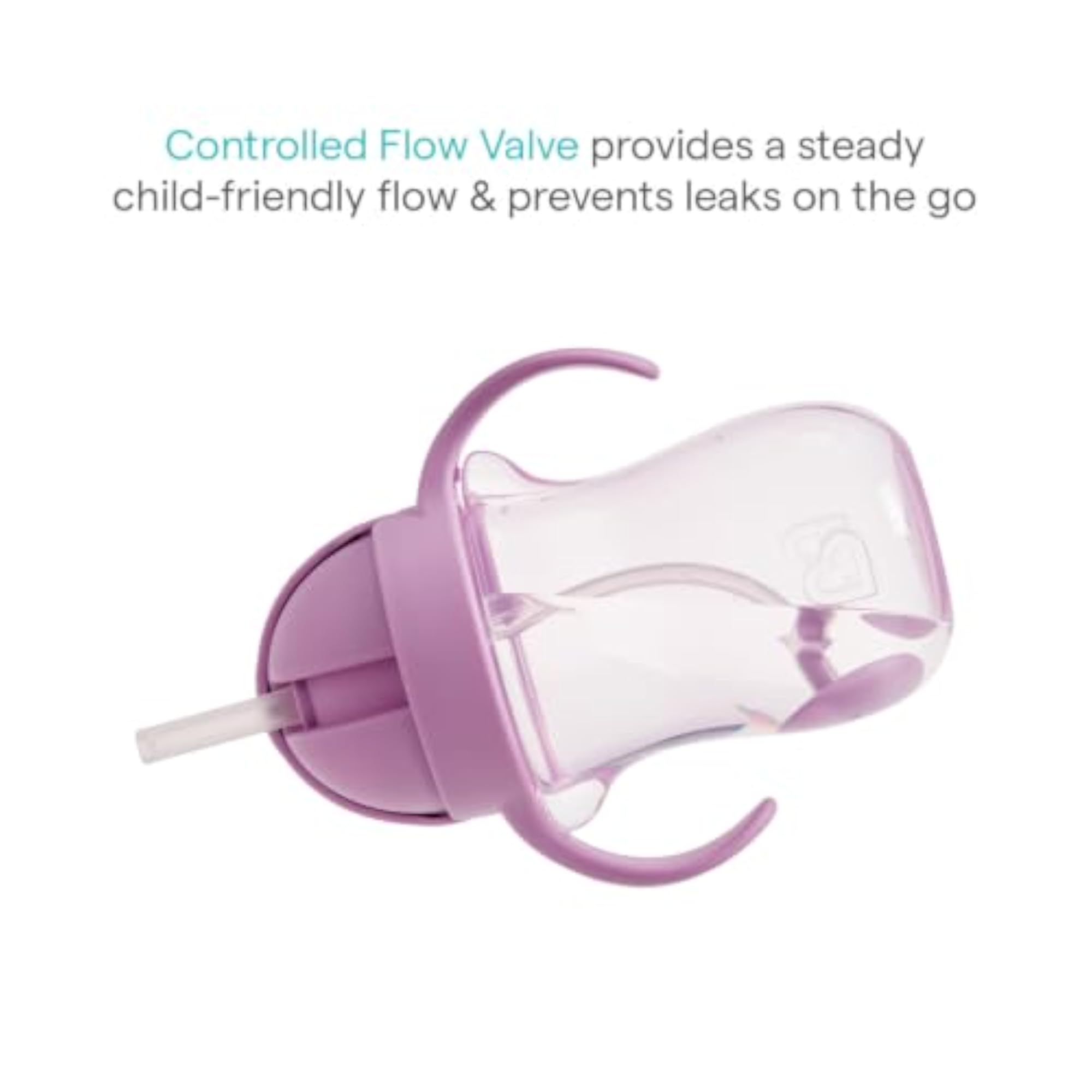 Any Angle Weighted Straw Trainer Cup, BPA Free