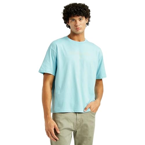 Image of Levi's Men's Typographic Print Loose Fit T-Shirt
