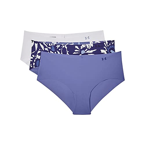 Image of Under Armour Women's Deprecated-3-pack Pure Stretch No Show Hipster Underwear, All-day Comfort Fit & Ultra-soft