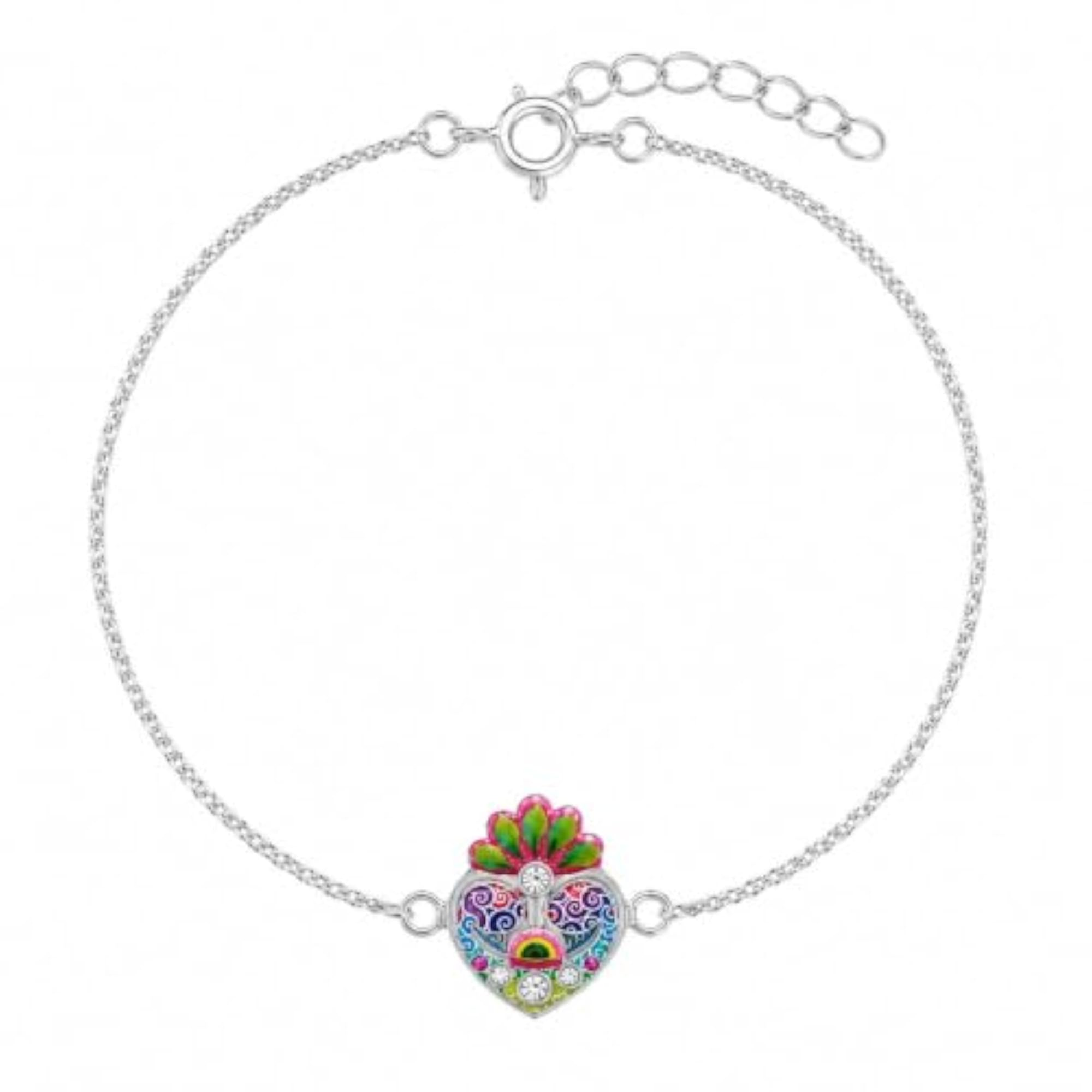 Silver Plated Designer Rakhi for Brother with Roli Chawal