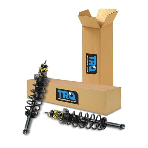 Image of TRQ Rear Driver and Passenger Side Strut and Spring Assembly Set | For 07-14 Chrysler Sebring 08-14 Dodge Avenger 11-14 Chrysler 200 11-14 Dodge Avenger