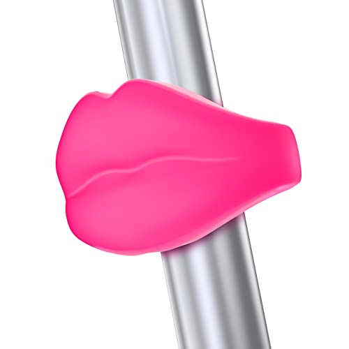 VOLO MMM - Luce posteriore per bicicletta, ricaricabile tramite USB, luce posteriore in silicone resistente all'acqua, adatta a tutte le biciclette, strada, mountain bike, colore: rosa