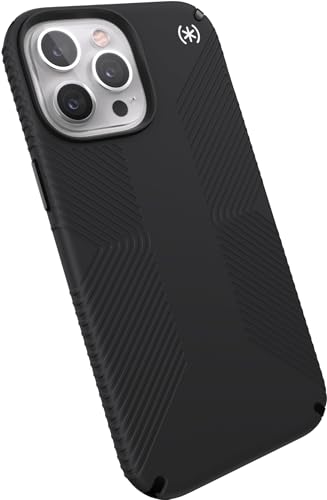 Image of Speck Presidio2 Grip Case for iPhone 13 Pro Max with Microban, Black