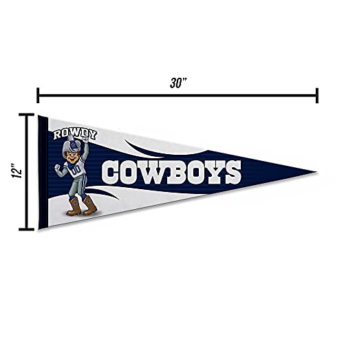 Image of Rico Industries NFL Football Mascot inch 12 inch x 30 inch Felt Wall Decor Pennant - Great for Home /Bed Room /Man Cave Decor