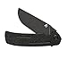 Sitivien ST133 Folding Knife,D2 Blade,Micarta Handle EDC Tool Knife for Outdoor Camping Hiking(Black)