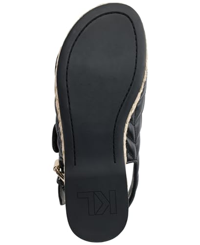 Image of KARL LAGERFELD Women's Charlay Double Strap Sandal With Pin Embellishments