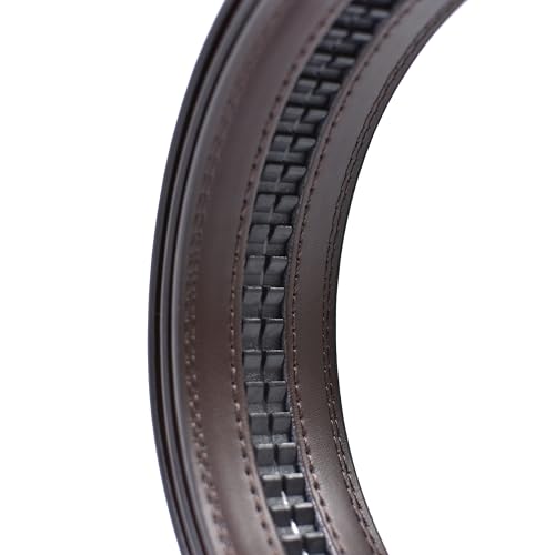 Image of WildHorn Men's Genuine Leather Belt for Men| Premium Auto-Lock Buckle | Adjustable up to 48 inch | Formal & Casual Wear | Micro-Adjust Fit | Stylish Gift Box Included