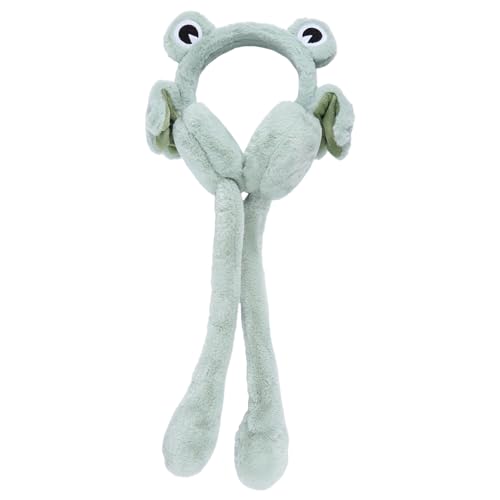 POPETPOP Winter Warm Ear Warmers, Warm Girl Ear Muffs Warm Ear Covers Cute Animal Moving Earmuffs for Women Girls Children