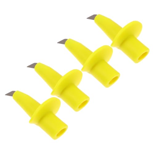 OSOLADY 4pcs Trekking Pole Tips Replacement Quad Cane Tip for Hiking Poles Walking Stick Ferrule Non-Slip for Hiking