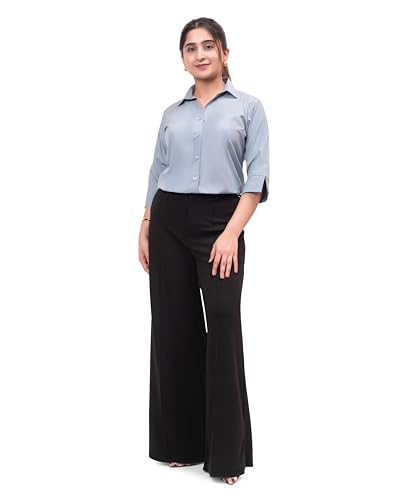 Image of ESTA Women 3 /4 Sleeve Stylish Western Official Formal Shirts Regular fit Shirts for Women