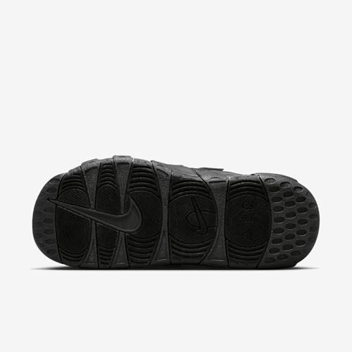 Men's Black Air More Uptempo Slides by NIKE3