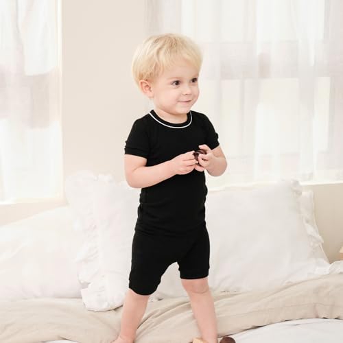 Image of pureborn Baby Pajamas Set Toddler Snug Fit Cotton Sleepwear 2pcs 12M-7Y