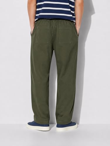 Image of Alan Jones Clothing Mens Washed Jersey Cotton Ankle Pants | Soft Stretch Jersey Cotton | Elastic Waist with Drawstring