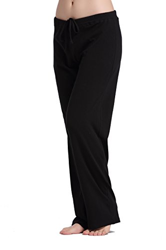 CYZ Womens Casual Stretch Cotton Pajama Pants Simple Lounge Pants2