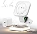 5 in 1 Mag-Safe Ladegerät mit 15W Wireless Charging Station für iPhone 17/16/15/14/13/12 Serie, AirPods 3/2/Pro (inkl. 25W Netzteil und 1m USB-C Kabel)