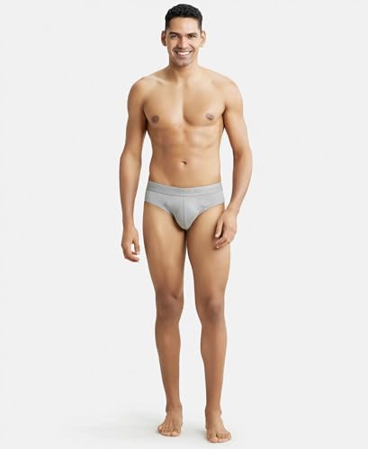 Jockey IC24 Men's Tencel Micro Modal Cotton Elastane Stretch Solid Brief with Ultrasoft Waistband