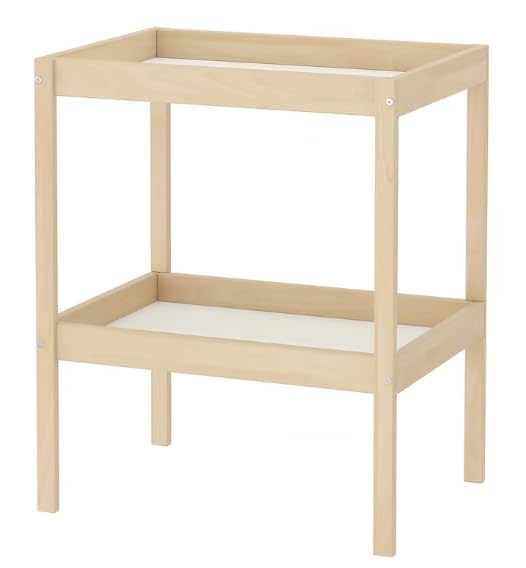 Ikea SNIGLAR Wickeltisch aus massiver Buche; (72x53cm)