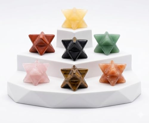 7 étoiles Merkaba KULIA en pierres naturelles pour équilibrer vos chakras