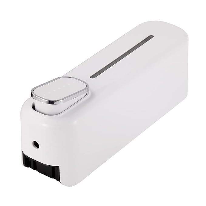 Image of Black ABS Wall Mounted Soap Dispenser: Leak-Free Hand Wash & Shampoo Bottle for Bathroom, Kitchen, Shower, Ideal Home Gadget & Organiser for Soap Dispenser in Wash Basin. (White)