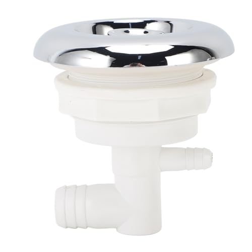 Qudinip Swimming Pool Spa Jet, Massage Tub Jet Nozzle, Adjustable Stainless Steel PVC Water Outlet with Slick No Burr Exterior for Spa Tub Hot Spring Pool Hydrotherapy