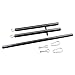 3 in 1 Spreader Bar Black Heavy Duty Stainless Steel Adjustable Bar, Yoga Training Fitness Gear, Workout Bar, Home Sports Gym Kit