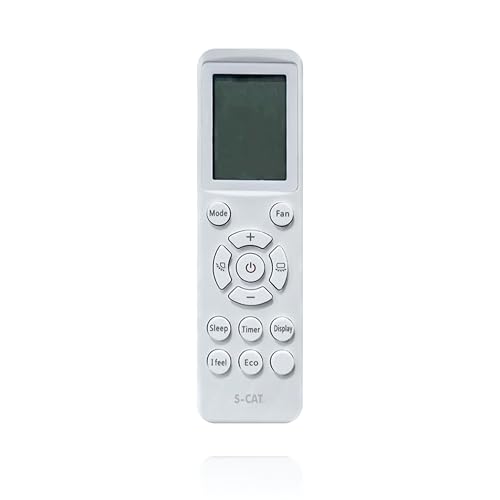 Image of S-CAT Compatible with Daikin AC Remote Control Model 247 (No Backlight) Suitable for 1 /1.5 /2 Ton Split /Window /Cassette AC (Match Old Remote Exactly, for Any Issues Contact Helpline)