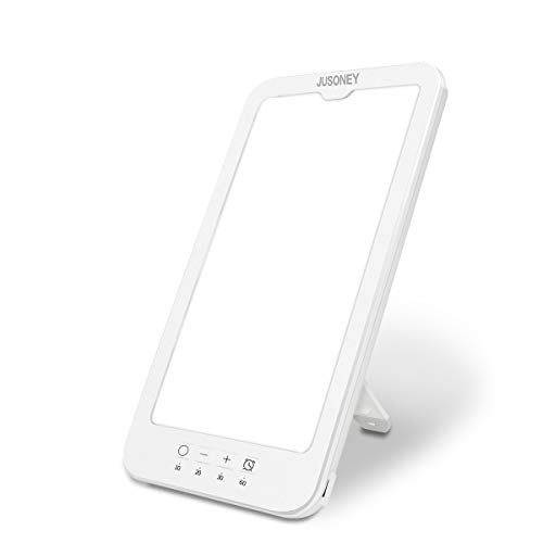 Lichttherapielampe, Vollspektrum von UV-freiem 10000-Lux-LED-Licht, Sonnenlicht mit 5 Helligkeitsstufen und drei verschiedenen Farben, 4