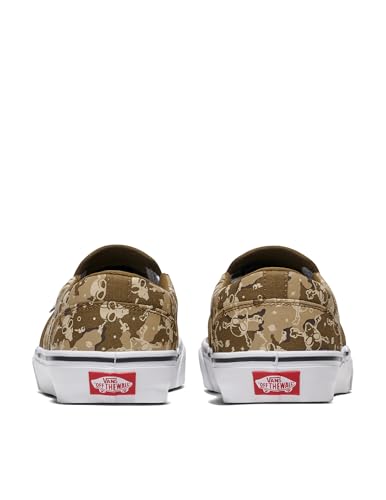 Image of Vans Men's Asher Slip-on Shoe - Comfortable Sneakers for Walking, Fashion & Everyday Wear
