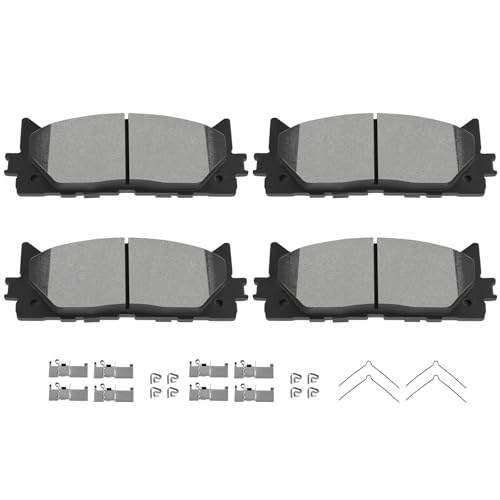 Image of SCITOO D1222 Front Ceramic Brake Pads Sets Fit For Lexus ES350 2007-2018,For Toyota Avalon 2008-2018,For Toyota Camry 2007-2017 | For Lexus For ES300h 2013-2018,For ES350 2007-2018,For Toyota For Avalon 2008-2018,For Camry 2007-2017