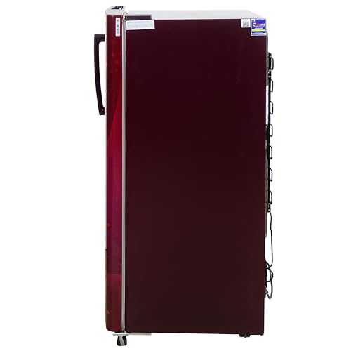 Image of Lloyd-Havells 188 Litre 3 Star Direct Cool Fast Ice Making Refrigerator (Cherry Blossom Wine, GLDC203SCWT2JC, Stabilizer Free Operation)